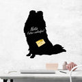 Collie 1 - Kreidefolie zum Beschriften, selbstklebend-Tierisch - Tolle - Geschenke-Tierisch-tolle-Geschenke