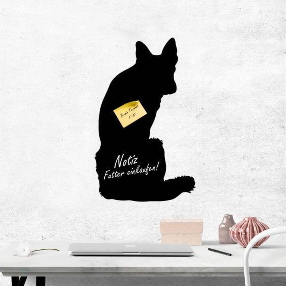 Deutscher Schäferhund 2 - Kreidefolie zum Beschriften, selbstklebend-Tierisch - Tolle - Geschenke-Tierisch-tolle-Geschenke