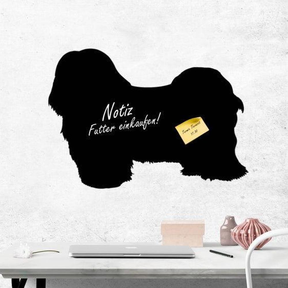 Havaneser 1 - Kreidefolie zum Beschriften, selbstklebend-Tierisch - Tolle - Geschenke-Tierisch-tolle-Geschenke