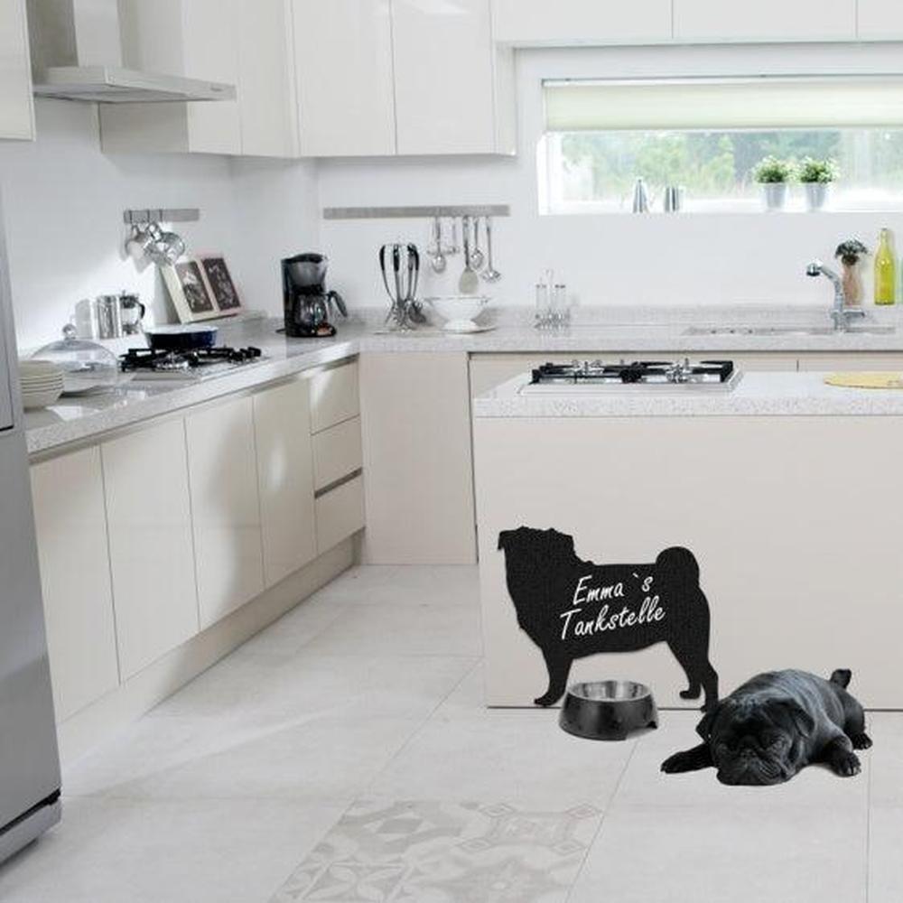 Belgischer Schäferhund-Groenendael 1 - Kreidefolie zum Beschriften, selbstklebend-Tierisch - Tolle - Geschenke-Tierisch-tolle-Geschenke