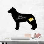 Husky 2 - Kreidefolie zum Beschriften, selbstklebend-Tierisch - Tolle - Geschenke-Tierisch-tolle-Geschenke