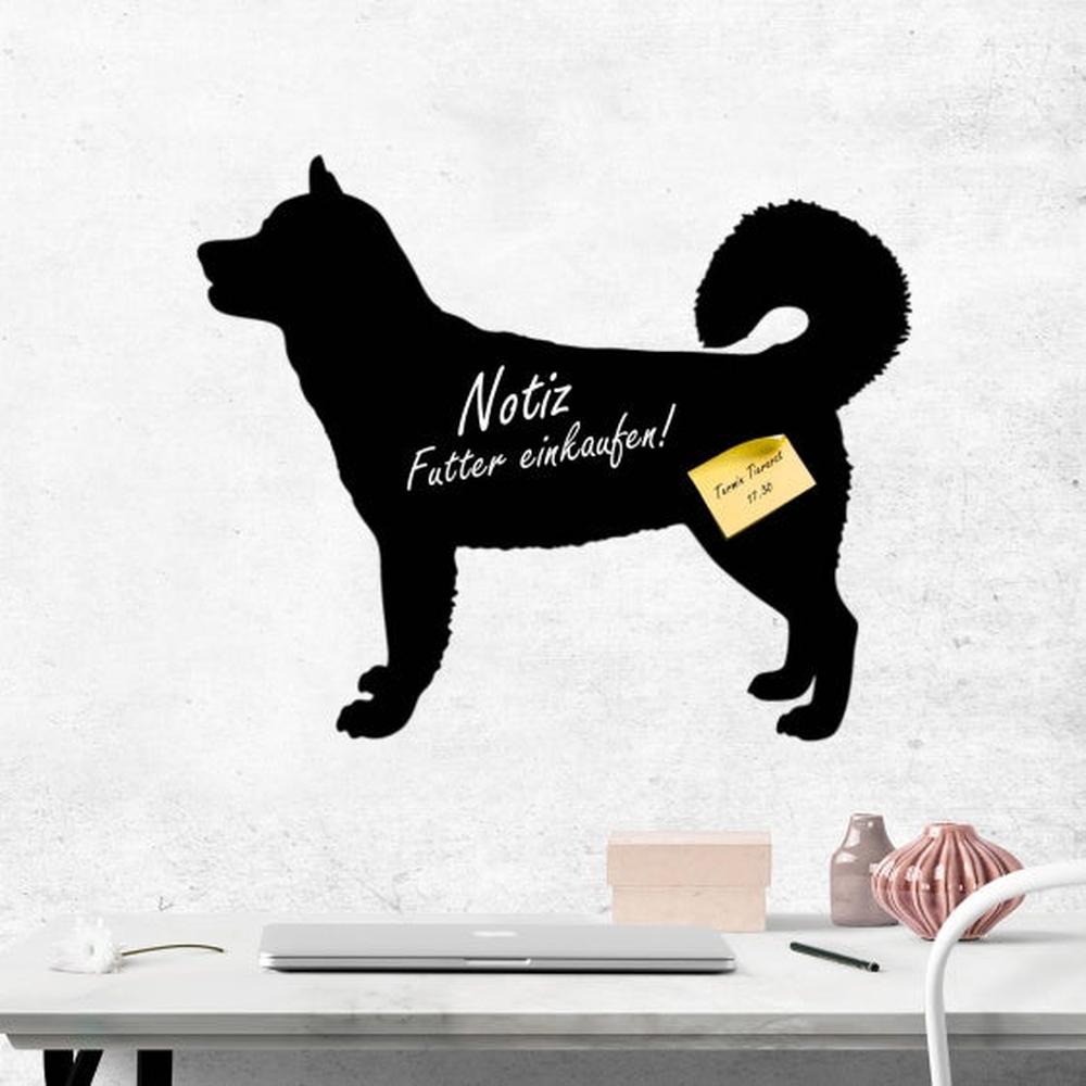 Malamute 1 - Kreidefolie zum Beschriften, selbstklebend-Tierisch - Tolle - Geschenke-Tierisch-tolle-Geschenke