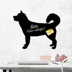 Malamute 1 - Kreidefolie zum Beschriften, selbstklebend-Tierisch - Tolle - Geschenke-Tierisch-tolle-Geschenke