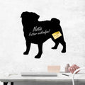 Mops 1 - Kreidefolie zum Beschriften, selbstklebend-Tierisch - Tolle - Geschenke-Tierisch-tolle-Geschenke