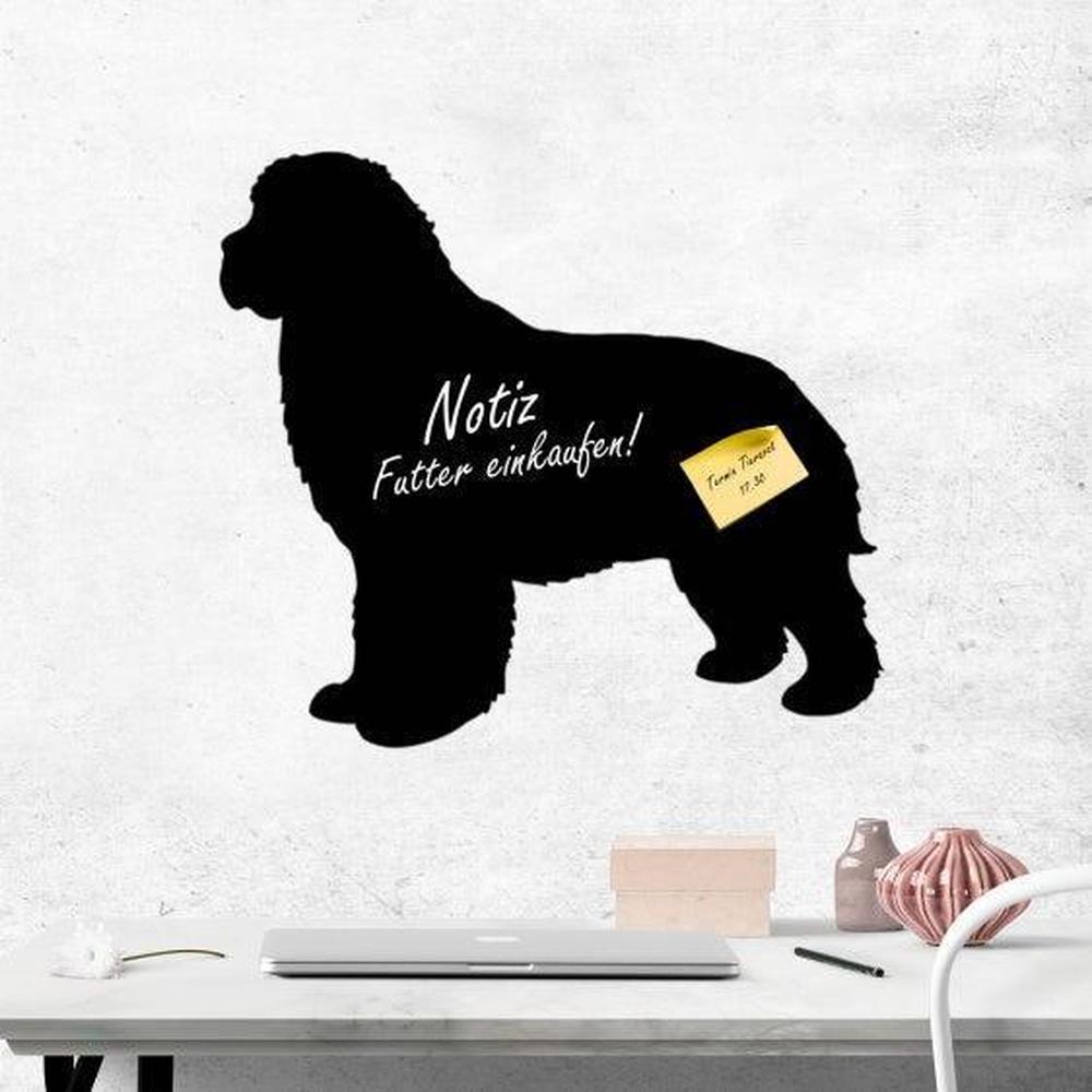 Neufundländer 1 - Kreidefolie zum Beschriften, selbstklebend-Tierisch - Tolle - Geschenke-Tierisch-tolle-Geschenke