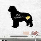 Neufundländer 1 - Kreidefolie zum Beschriften, selbstklebend-Tierisch - Tolle - Geschenke-Tierisch-tolle-Geschenke