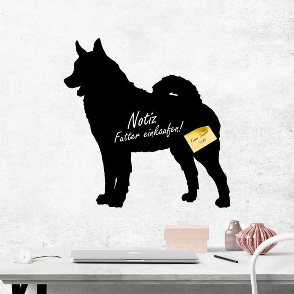 Norwegischer Elkhund - Kreidefolie zum Beschriften, selbstklebend-Tierisch - Tolle - Geschenke-Tierisch-tolle-Geschenke