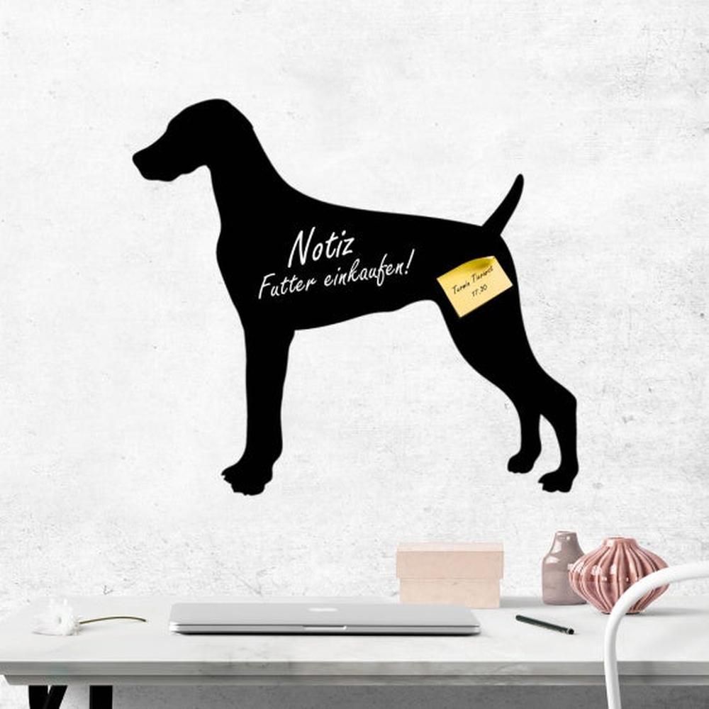 Weimaraner 1 - Kreidefolie zum Beschriften, selbstklebend-Tierisch - Tolle - Geschenke-Tierisch-tolle-Geschenke