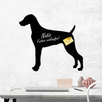 Weimaraner 1 - Kreidefolie zum Beschriften, selbstklebend-Tierisch - Tolle - Geschenke-Tierisch-tolle-Geschenke