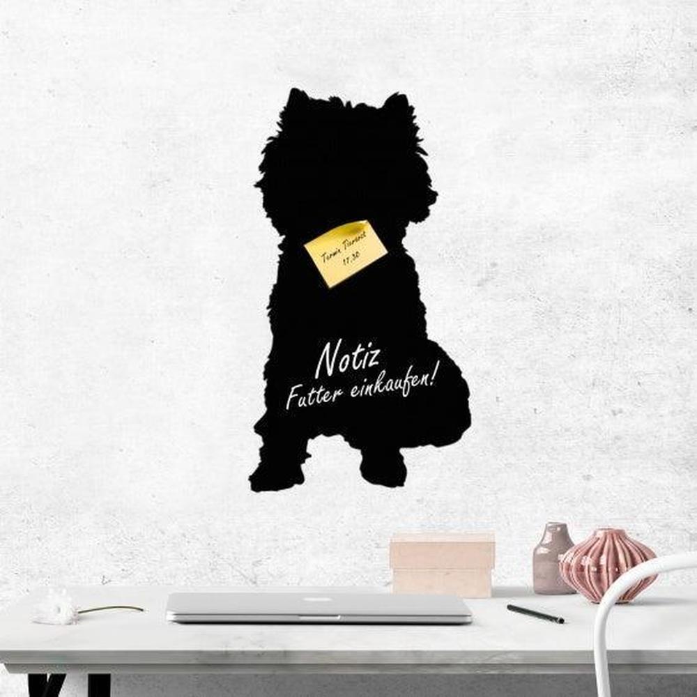 West Highland Terrier 1 - Kreidefolie zum Beschriften, selbstklebend-Tierisch - Tolle - Geschenke-Tierisch-tolle-Geschenke