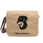 Beauceron 1 - Canvas Schultertasche Messenger mit Namen - Tierisch tolle Geschenke