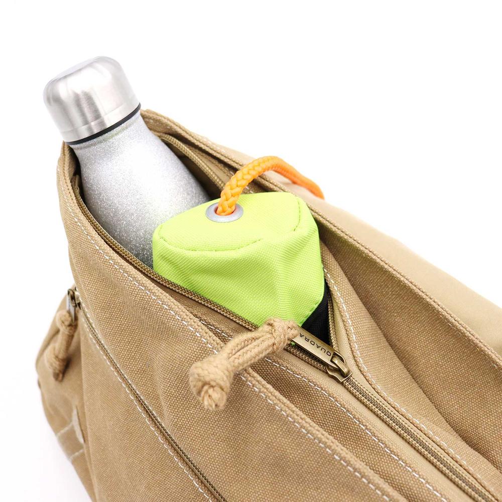 Golden Retriever 3 - Canvas Schultertasche Messenger mit Namen - Tierisch tolle Geschenke