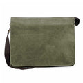 Border Collie 1 - Canvas Schultertasche Messenger mit Namen - Tierisch tolle Geschenke