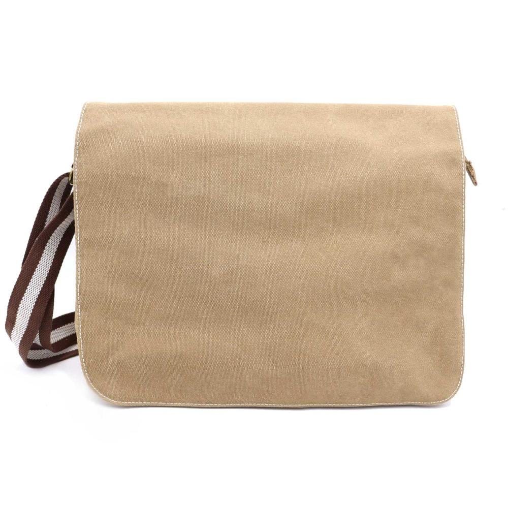 Golden Retriever 3 - Canvas Schultertasche Messenger mit Namen - Tierisch tolle Geschenke