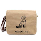 Yorkshire Terrier 1 - Canvas Schultertasche Messenger mit Namen - Tierisch tolle Geschenke