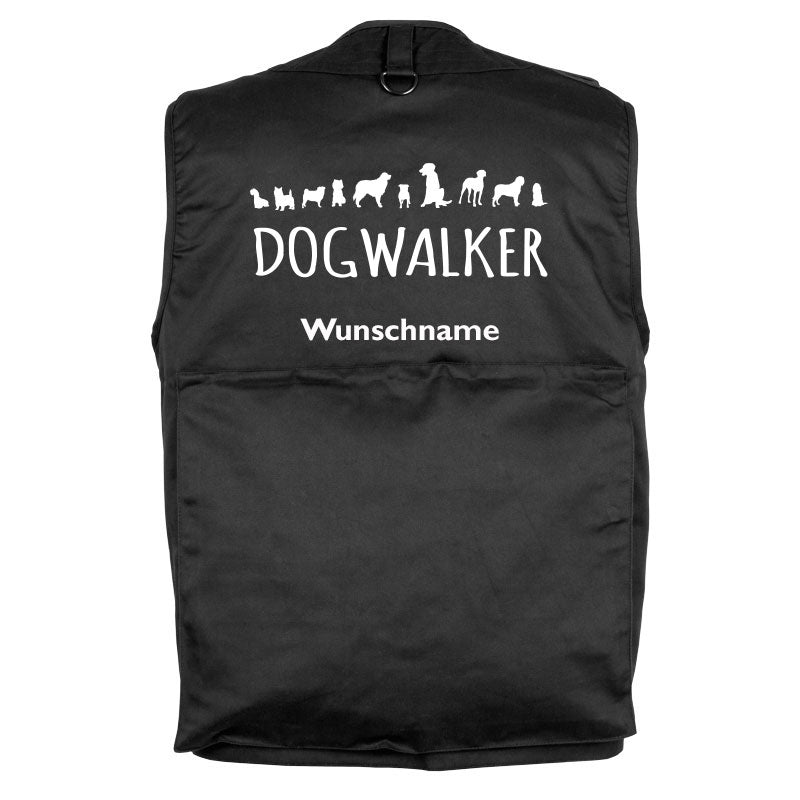 Mil-Tec Hundesport Outdoor-Weste mit Dummytasche: DOGWALKER