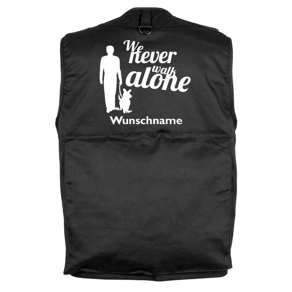 Never walk alone 3 Hundesportweste mit Rückentasche MilTec - Tierisch tolle Geschenke