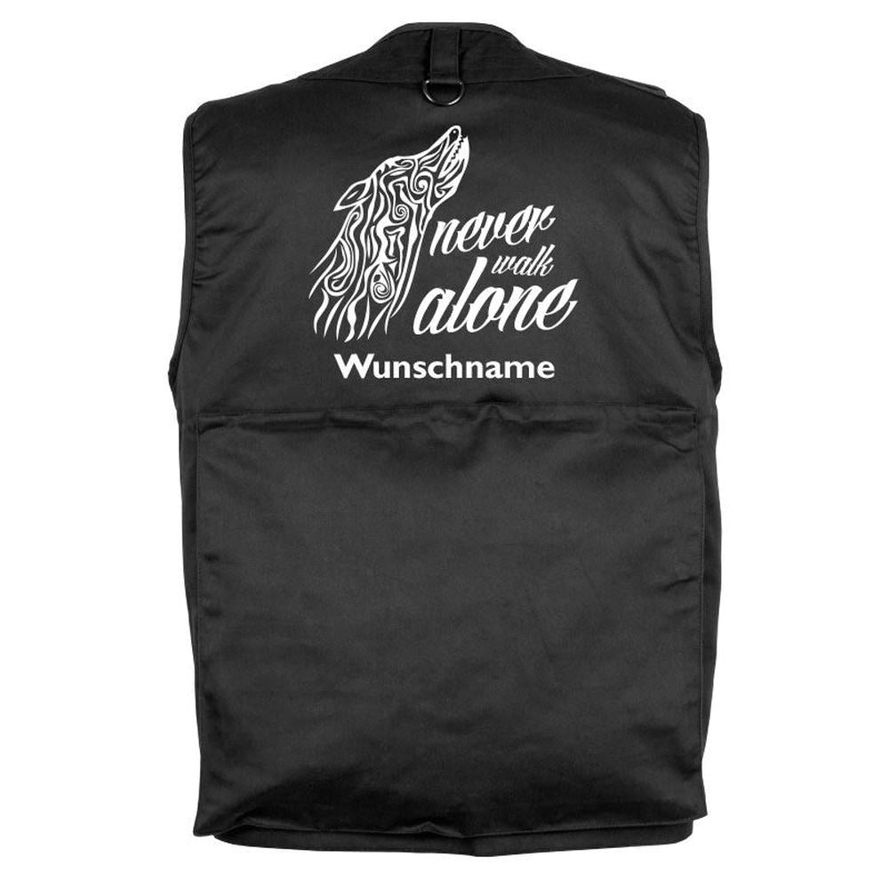 Never walk alone 5 Hundesportweste mit Rückentasche MilTec - Tierisch tolle Geschenke