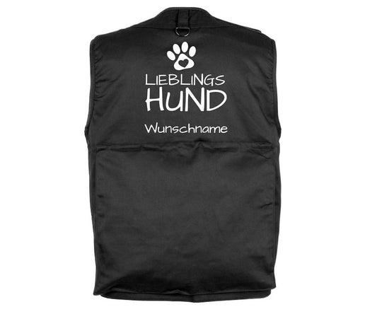 Lieblingshund - Hundesportweste mit Rückentasche MIL-TEC-Tierisch-tolle Geschenke-Tierisch-tolle-Geschenke