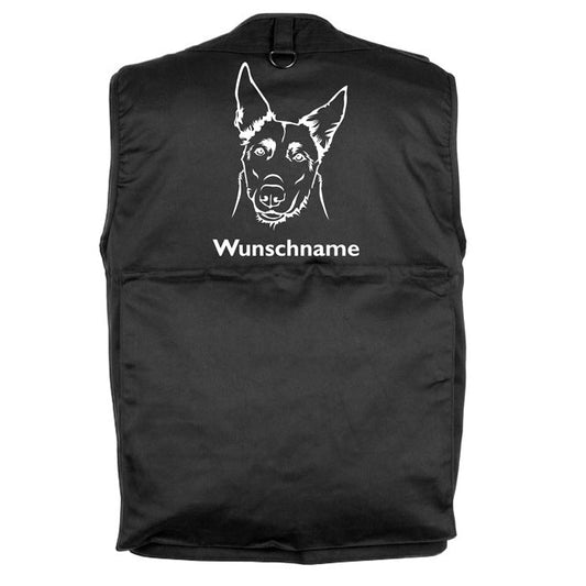 Malinois Schäferhund Mix - Hundesportweste mit Rückentasche MIL-TEC-Tierisch-tolle Geschenke-Tierisch-tolle-Geschenke