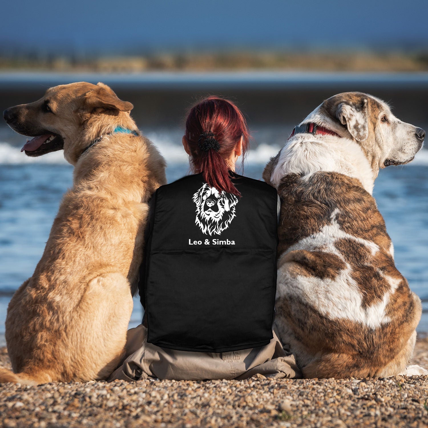 Bedlington Terrier 2 - Hundesportweste mit Rückentasche MIL-TEC-Tierisch-tolle Geschenke-Tierisch-tolle-Geschenke