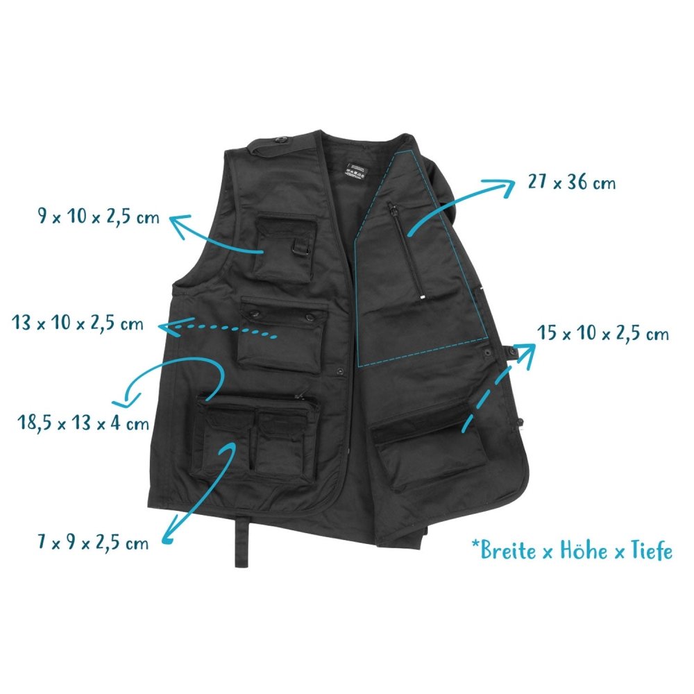 Allround Hundesportweste mit Rückentasche MIL-TEC -unbedruckt-Mil-Tec-Tierisch-tolle-Geschenke