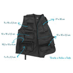 Personalisierte Hundesportweste mit Gassigeher-Motiv und Wunschnamen