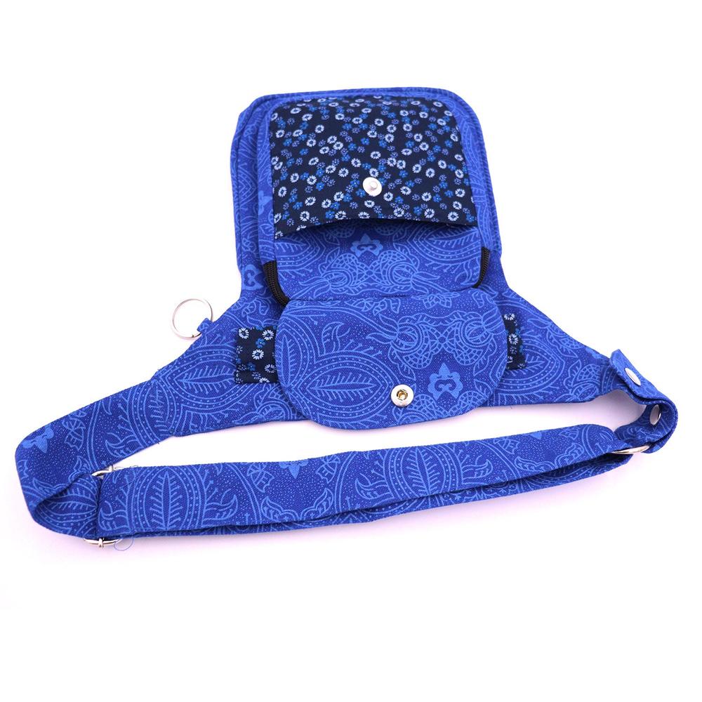 Nijens Hüfttasche Hannover - Bauchtasche Egypt -blau- Blume - Tierisch tolle Geschenke