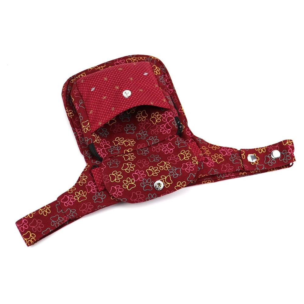 Nijens Hüfttasche Hannover - Bauchtasche Pfote -bordeaux- Star - Tierisch tolle Geschenke