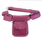 Nijens Beuteltasche klein Pfote -magenta- mit Gürtelschlaufe - Tierisch tolle Geschenke