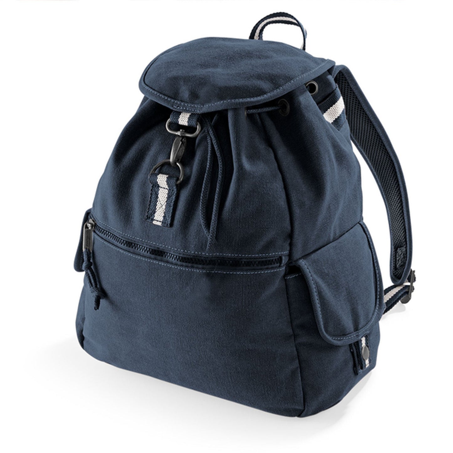 Canvas Rucksack: Pfote mit Wunschname