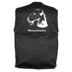 Airedale Terrier 2 in hochwertiger Hundesportweste mit praktischer Rückentasche von MIL-TEC. Die Weste bietet optimalen Komfort und Sicherheit beim Training und Outdoor-Aktivitäten. Ideal für aktive Hunde und als tierisch-tolles Geschenk für Hundeliebhaber