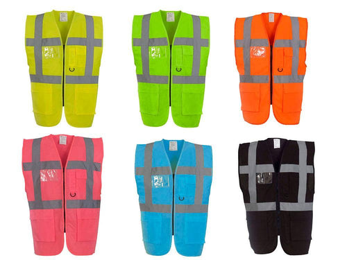 Hundesport Warnweste - Sicherheitsweste mit Taschen Mantrailing-in verschiedenen Farben