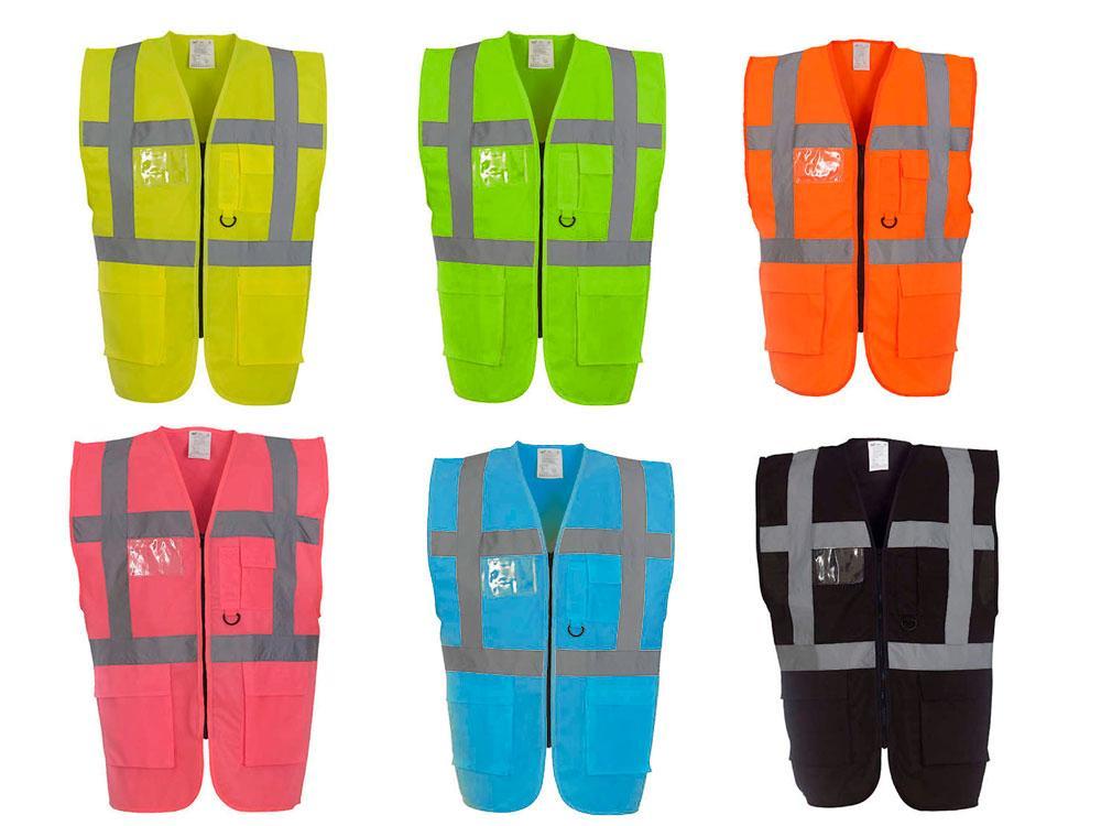 Hundesport Warnweste - Sicherheitsweste mit Taschen für Mantrailing in verschiedenen Farben