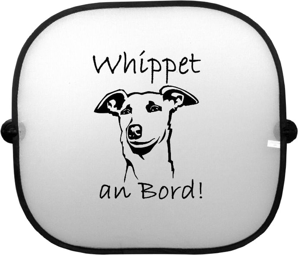 Sonnenschutzgitter-Hundemotiv: Whippet 1-Tierisch tolle Geschenke