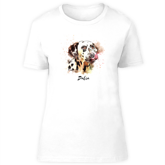 Hunderasse T-Shirt watercolour: Dalmatiner-Tierisch tolle Geschenke-Tierisch-tolle-Geschenke