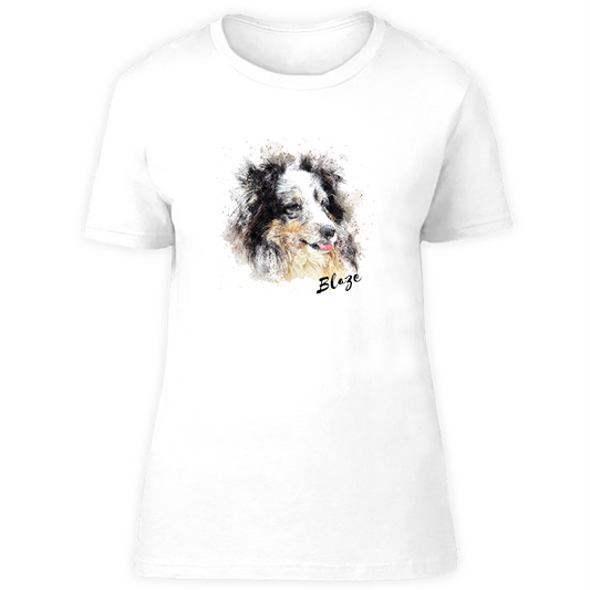 Hunderasse T-Shirt watercolour: Shetland Sheepdog-Tierisch tolle Geschenke-Tierisch-tolle-Geschenke