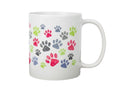 Design Tasse: Pfötchen -lime bunt-Tierisch tolle Geschenke-Tierisch-tolle-Geschenke