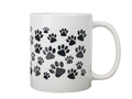 Design Tasse: Pfötchen -schwarz-Tierisch tolle Geschenke-Tierisch-tolle-Geschenke