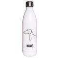 Dackel - Edelstahl Thermosflasche 750 ml mit Namen-Tierisch-tolle Geschenke-Tierisch-tolle-Geschenke