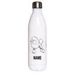 Pudel - Edelstahl Thermosflasche 750 ml mit Namen-Tierisch-tolle Geschenke-Tierisch-tolle-Geschenke