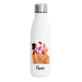 Golden Retriever 2 - Edelstahl Thermosflasche 750 ml mit Namen -watercolour-Tierisch-tolle Geschenke-Tierisch-tolle-Geschenke
