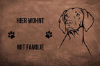 Vizsla - Fußmatte - Schmutzfangmatte - 40 x 60 cm-Tierisch-tolle Geschenke-Tierisch-tolle-Geschenke