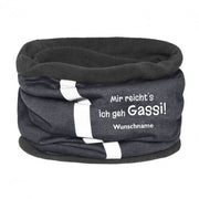 Fleece Multifunktionstuch Loop mit Namen - Gassi-Tierisch-tolle-Geschenke