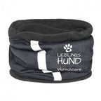 Fleece Multifunktionstuch Loop mit Namen - Lieblingshund-Tierisch-tolle-Geschenke