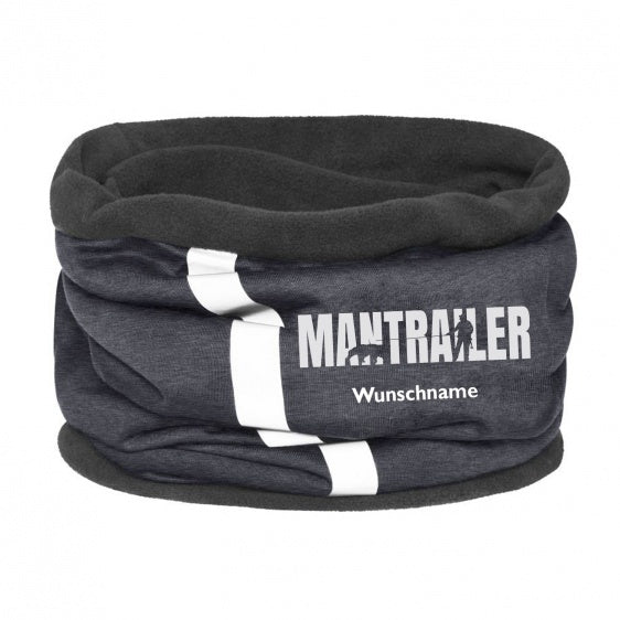 Fleece Multifunktionstuch Loop mit Namen - Mantrailing 4-Tierisch-tolle-Geschenke