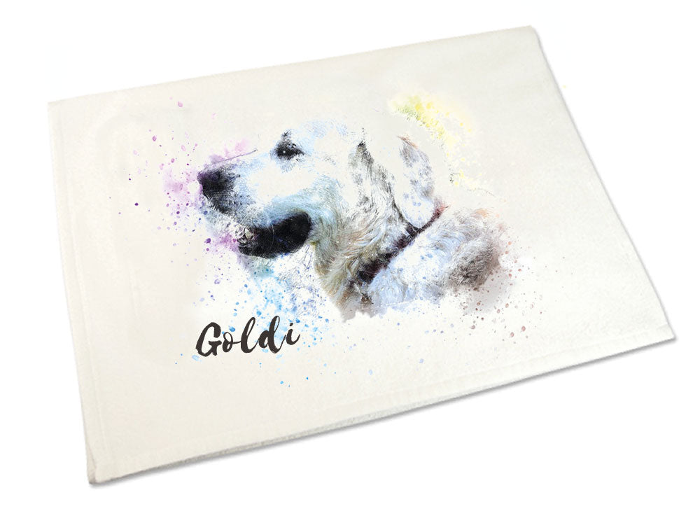 Handtuch: Golden Retriever 2 50 x 100 cm-Tierisch tolle Geschenke-Tierisch-tolle-Geschenke