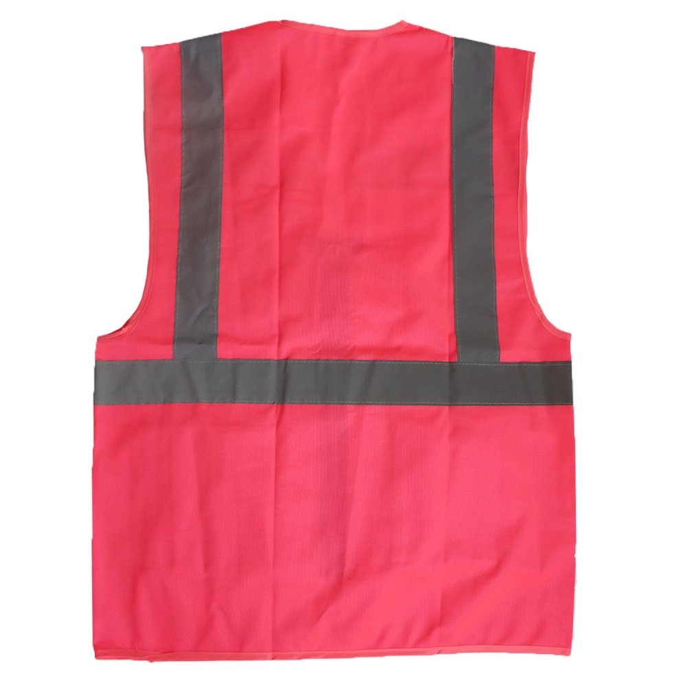 Hundesport Warnweste - Sicherheitsweste mit Taschen Mantrailing neonpink