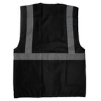 Hundesport Warnweste - Sicherheitsweste mit Taschen Mantrailing schwarz 