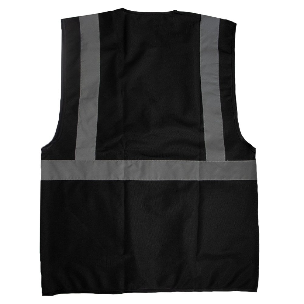 Hundesport Warnweste - Sicherheitsweste mit Taschen Mantrailing schwarz 